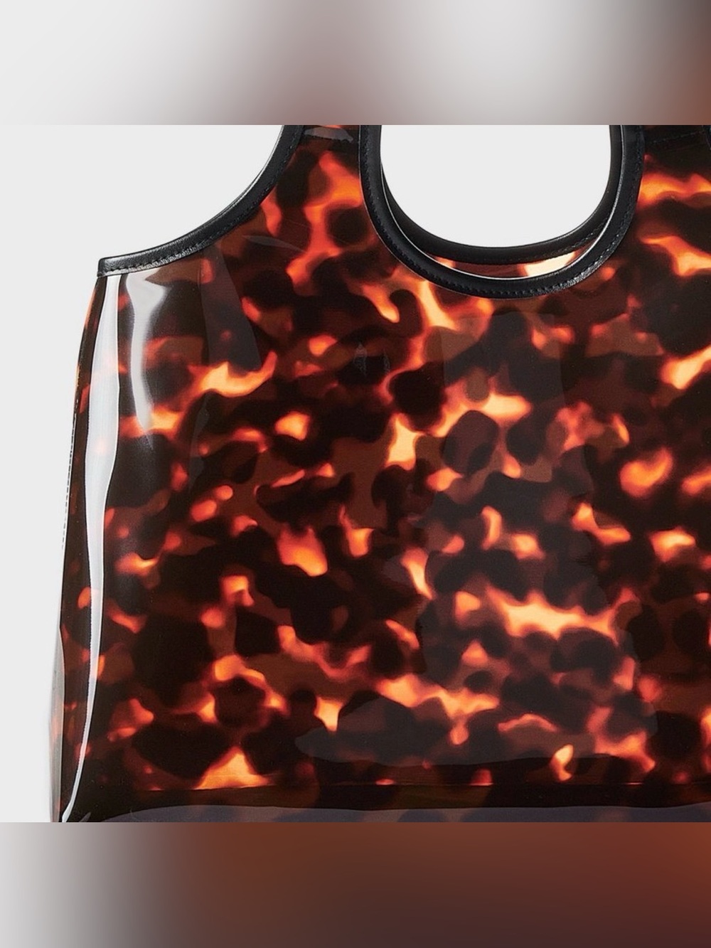 Shade & Shore Jelly Tote Bag in Tortoise. Brand New. - Picture 5 of 7